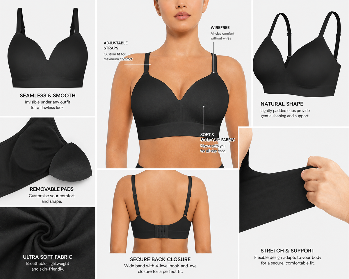 Soutien-gorge gainant sans coutures