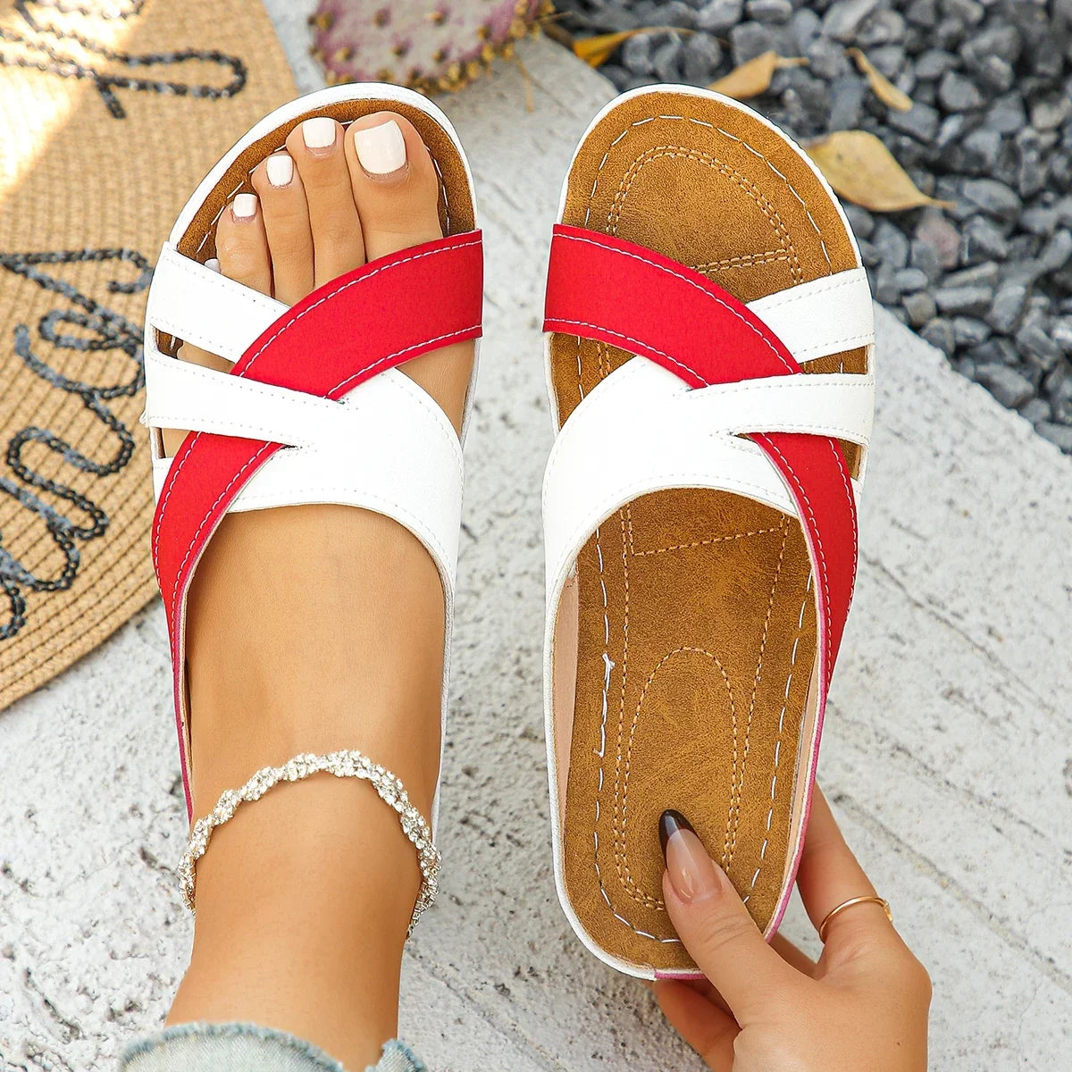 Inês™ | Sandália Wedge Vintage com Espírito Nacional