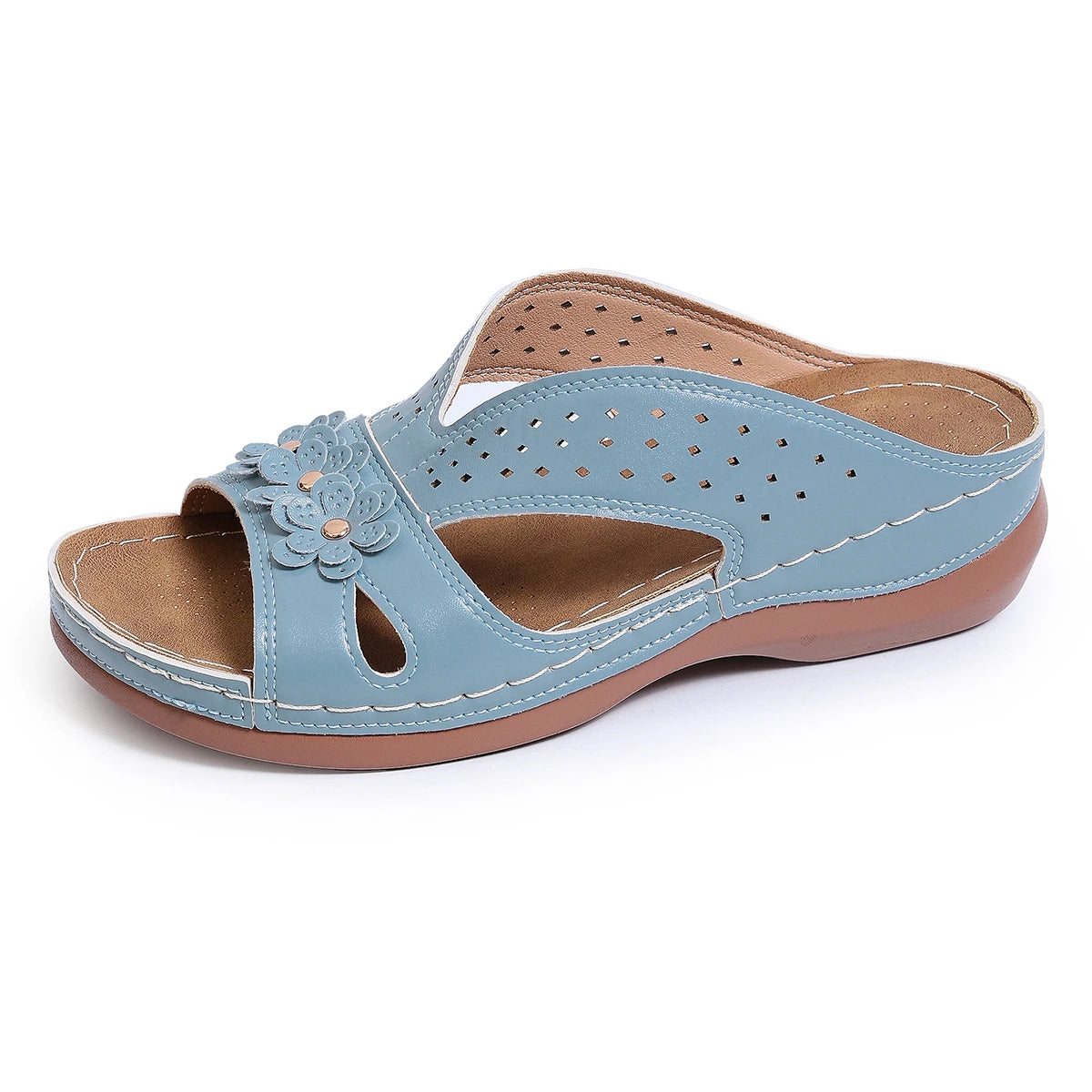 Beatriz™ | Sandália Wedge Ortopédica Premium Vintage