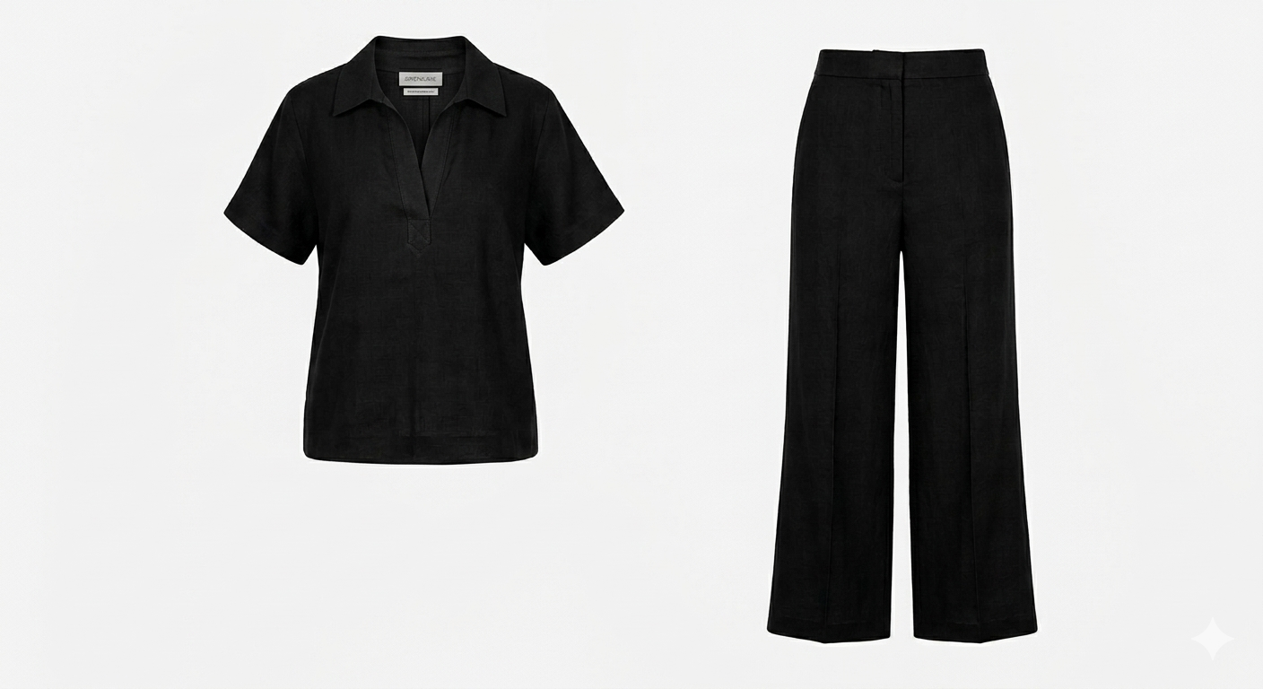 Celeste™ | Resort V-Neck Wide-Leg Co-ord